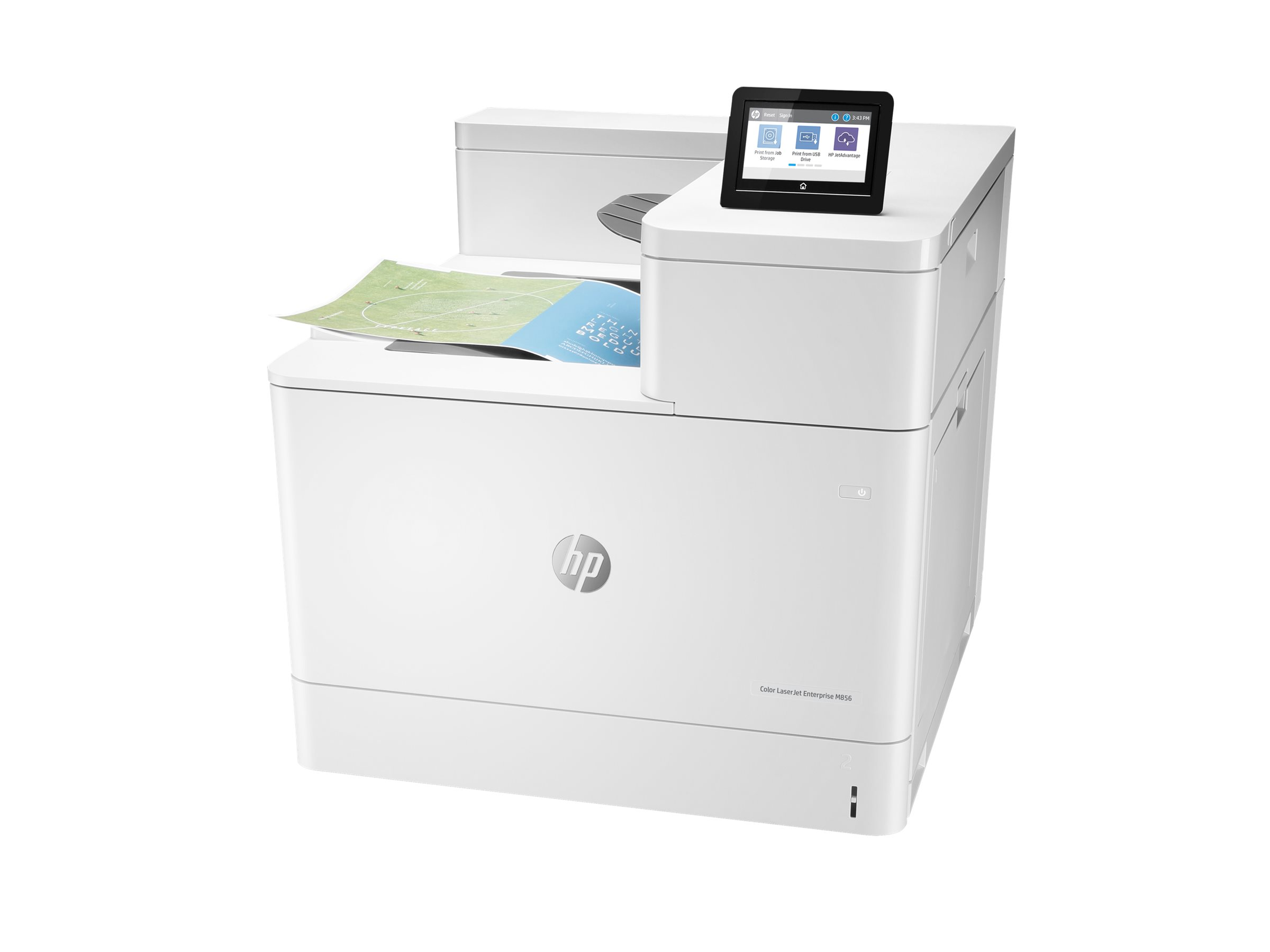 HP Color LaserJet Enterprise M856dn - Drucker - Farbe - Duplex - Laser - A3Ledger - 1200 x 1200 dpi - bis zu 56 SeitenMin. (einfarbig)